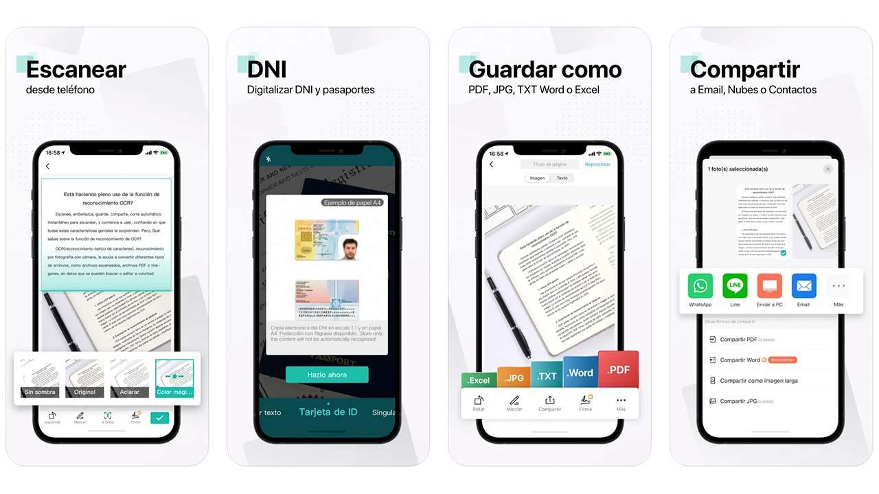 CamScanner app para escanear documentos