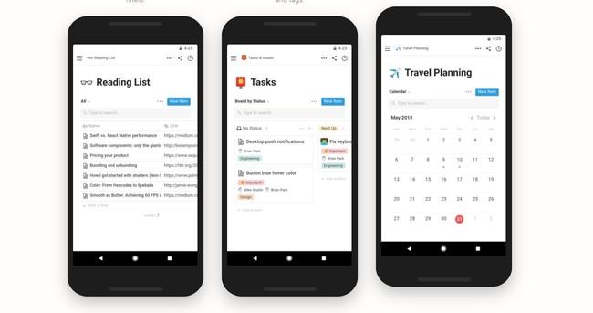 Notion app productividad y organización